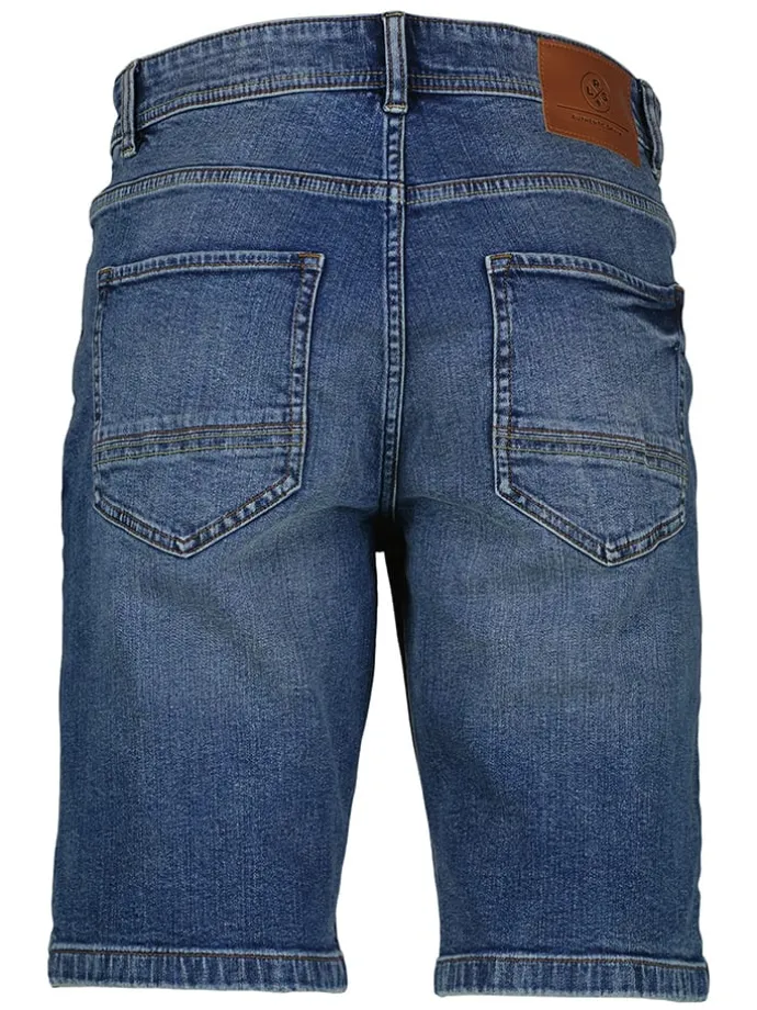 Jeans-Bermudas in Blau