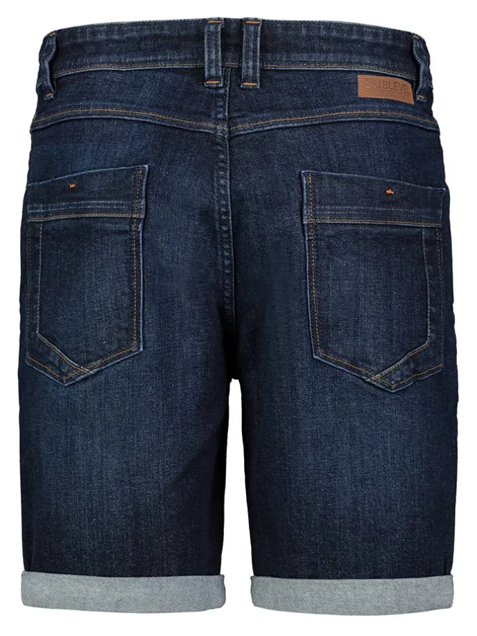 Jeans-Bermudas in Dunkelblau