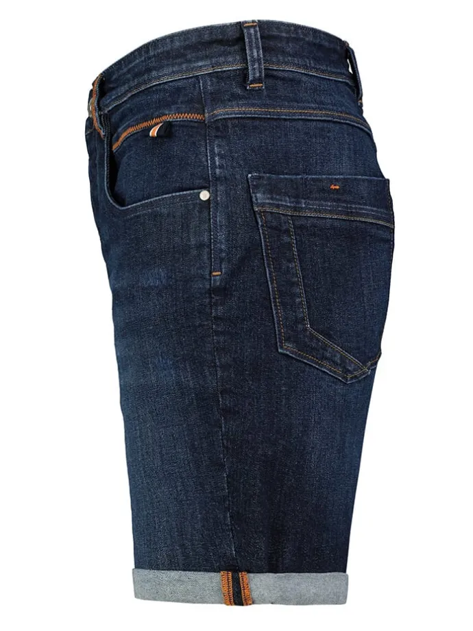 Jeans-Bermudas in Dunkelblau
