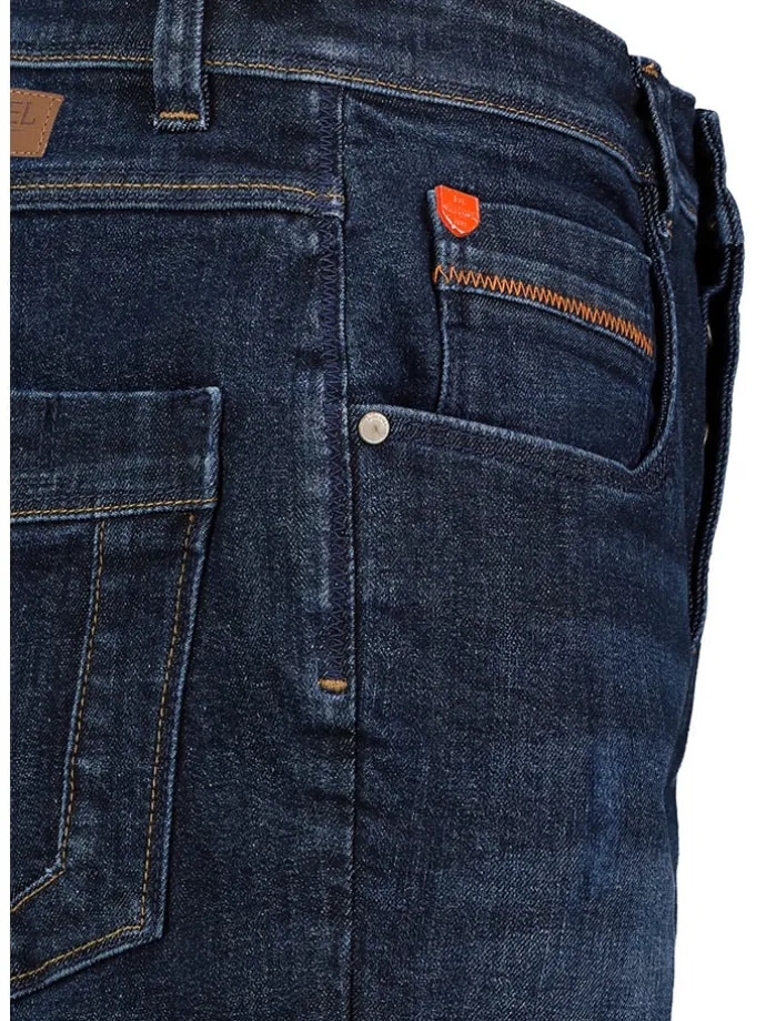 Jeans-Bermudas in Dunkelblau
