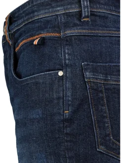 Jeans-Bermudas in Dunkelblau