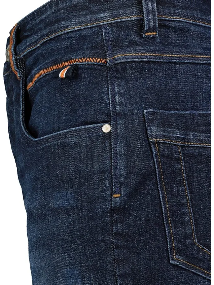 Jeans-Bermudas in Dunkelblau