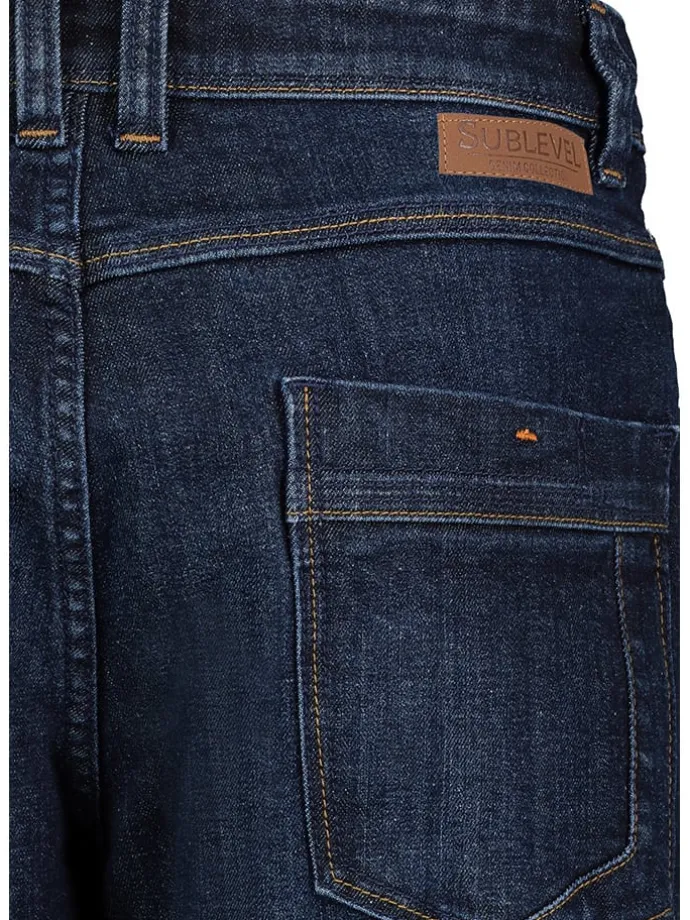 Jeans-Bermudas in Dunkelblau