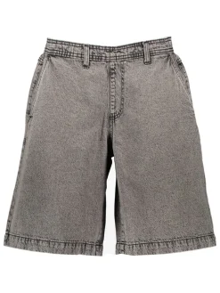 Jeans-Bermudas in Grau