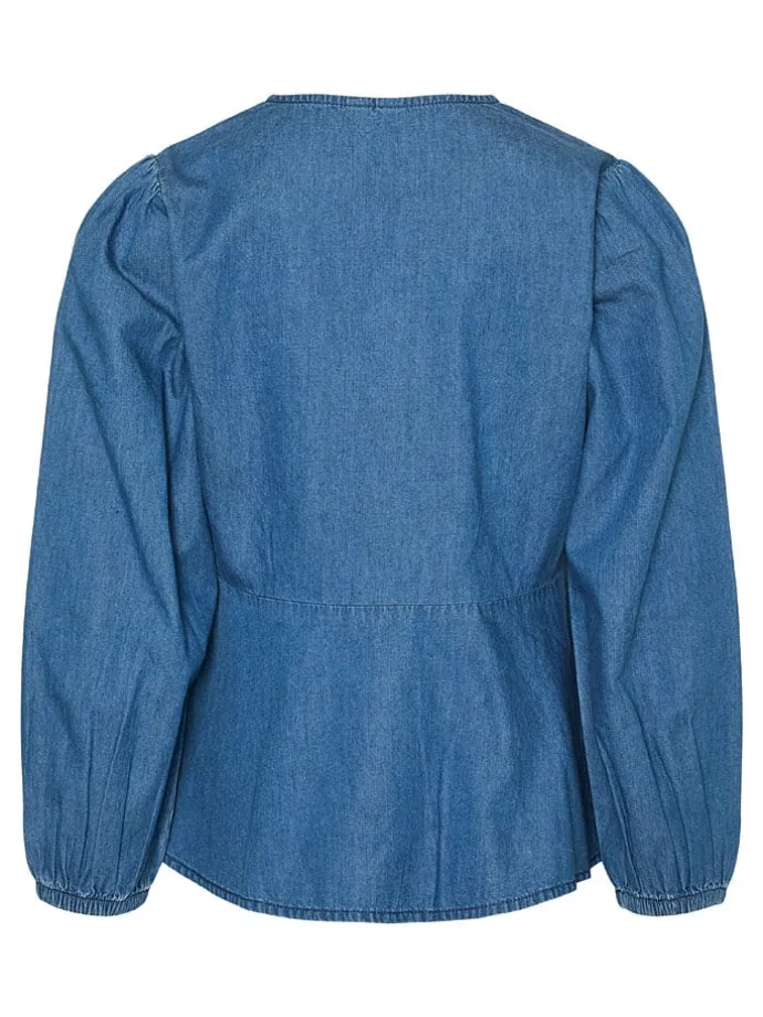 Jeans-Bluse "Demi" in Blau