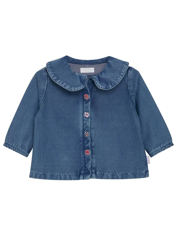 Jeansbluse in Blau