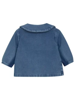Jeansbluse in Blau