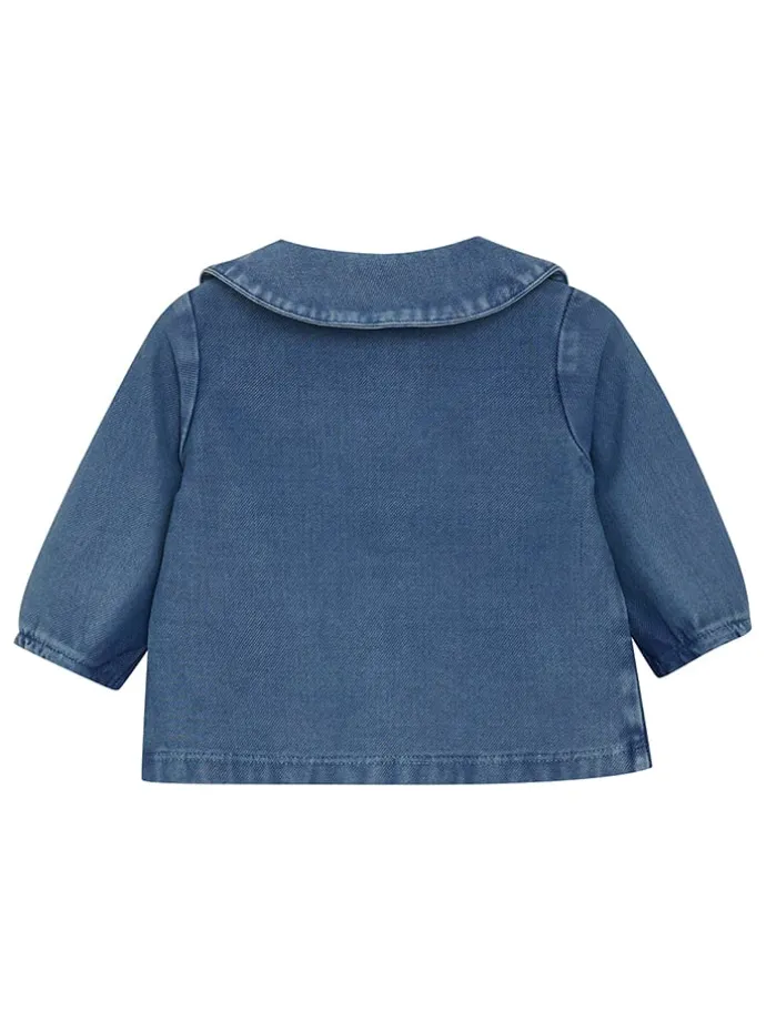 Jeansbluse in Blau