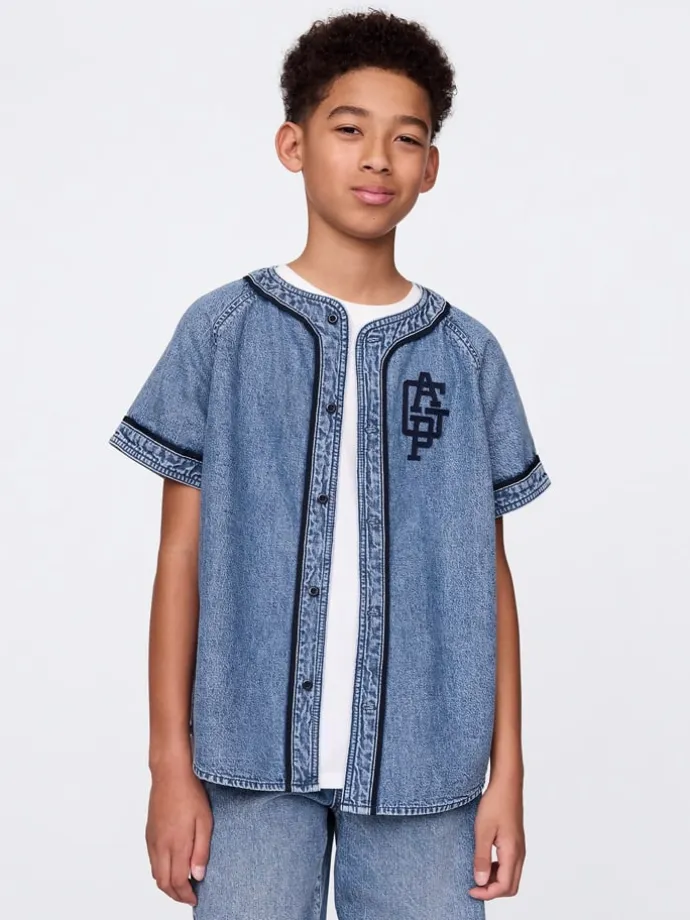 Jeanshemd in Blau