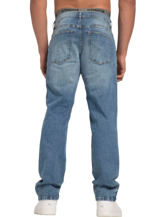 Jeanshose in blue denim
