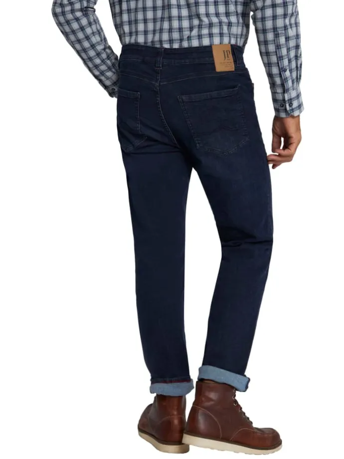 Jeanshose in dark blue denim