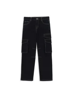 Jeanshose in dunkelblau