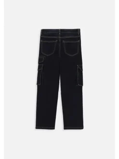 Jeanshose in dunkelblau