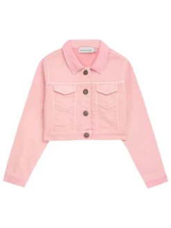 Jeansjacke in Rosa
