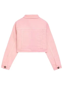 Jeansjacke in Rosa