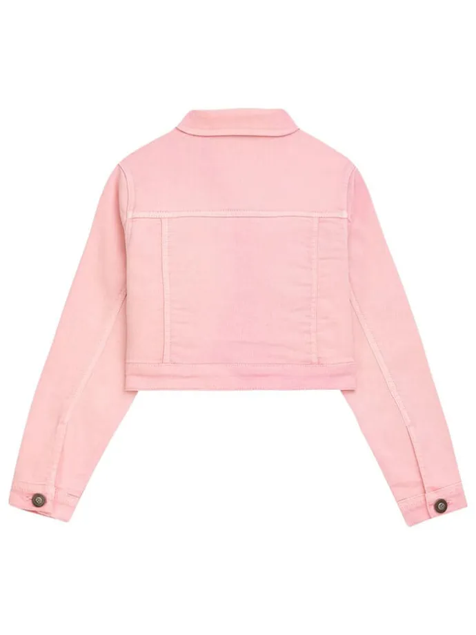 Jeansjacke in Rosa