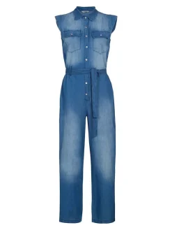 Jeans-Jumpsuit in Blau