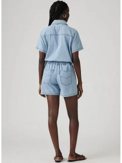Jeans-Jumpsuit in Hellblau