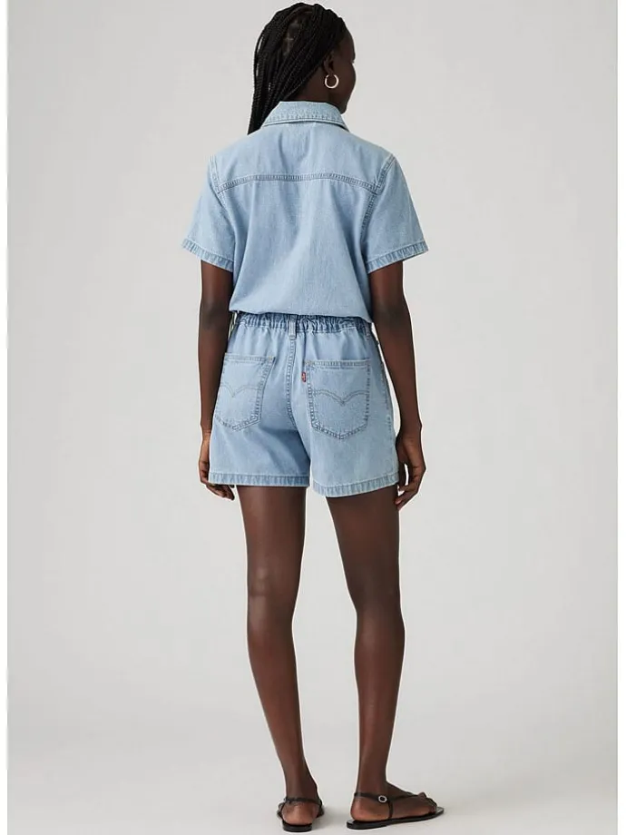 Jeans-Jumpsuit in Hellblau