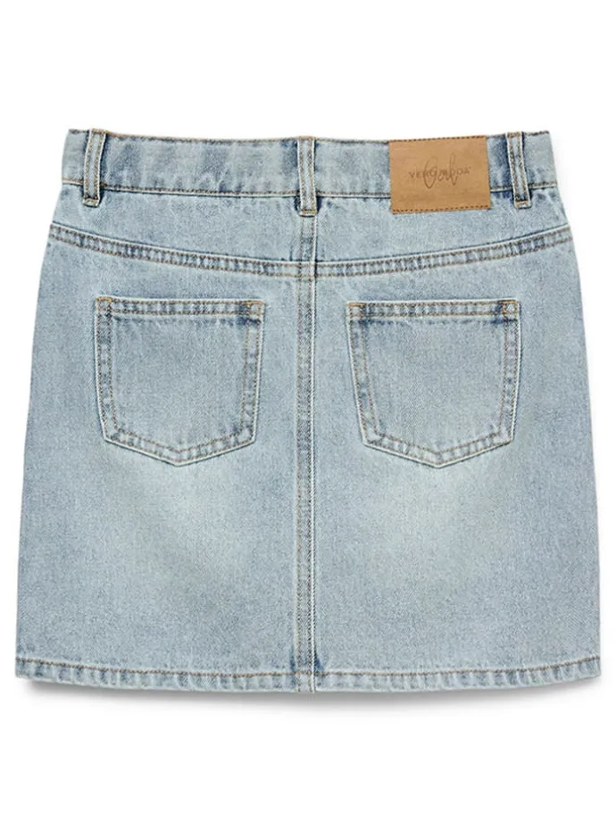 Jeansrock "Bling" in Hellblau