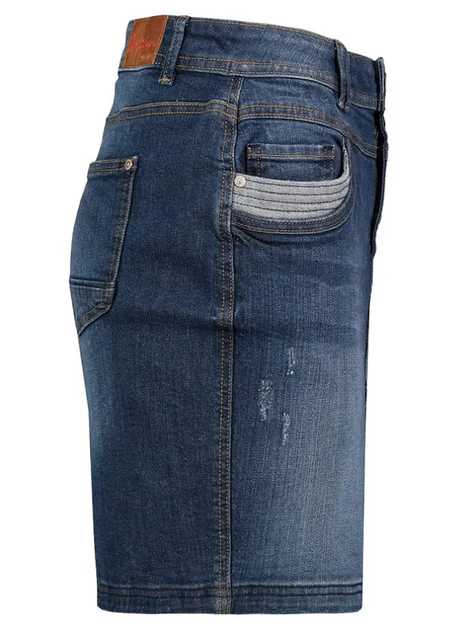 Jeansrock in Dunkelblau