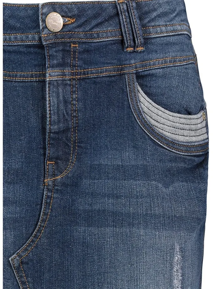 Jeansrock in Dunkelblau
