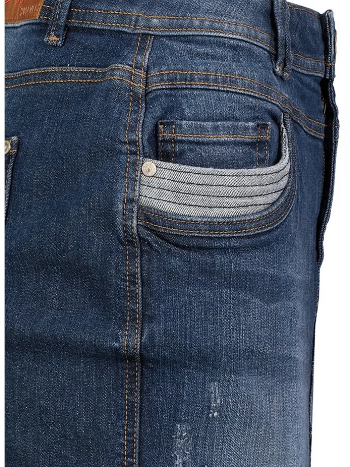 Jeansrock in Dunkelblau