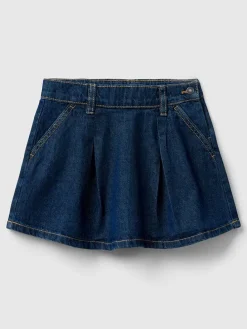 Jeans-Rock in Dunkelblau