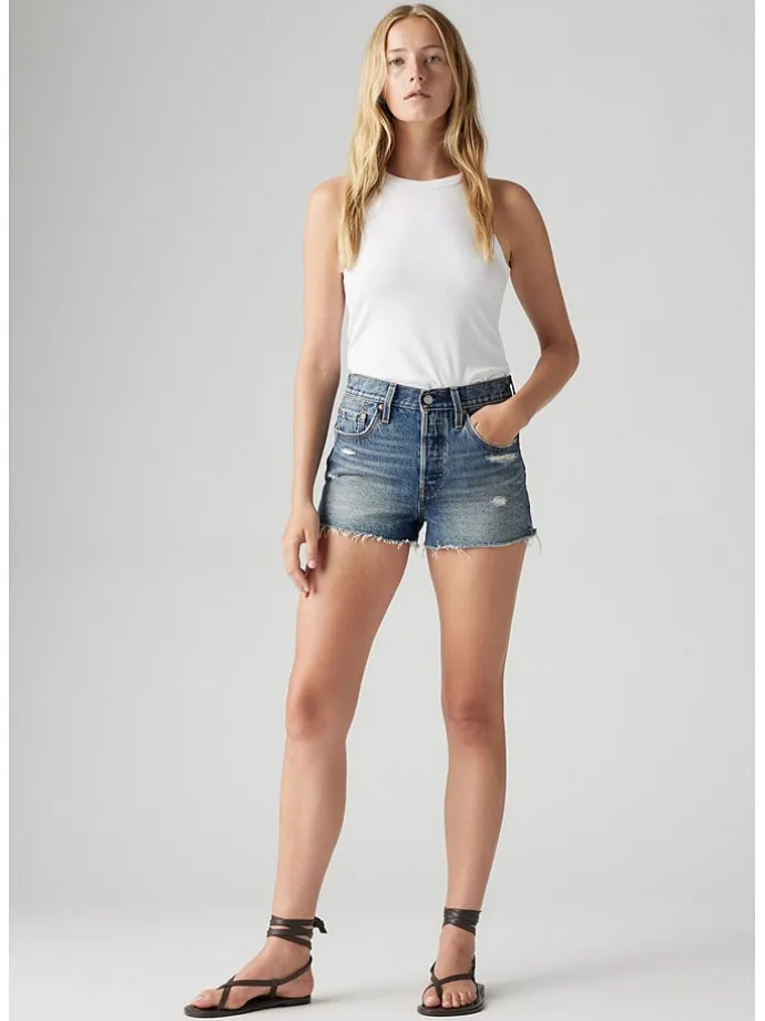 Jeans-Shorts in Blau