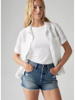Jeans-Shorts in Blau