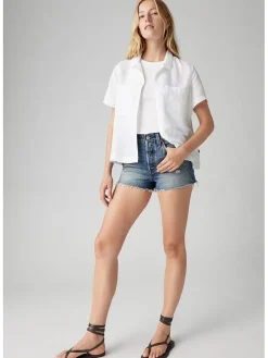 Jeans-Shorts in Blau