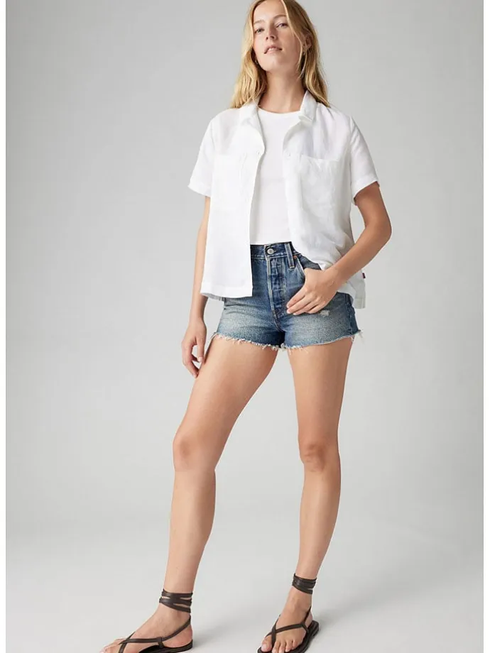 Jeans-Shorts in Blau