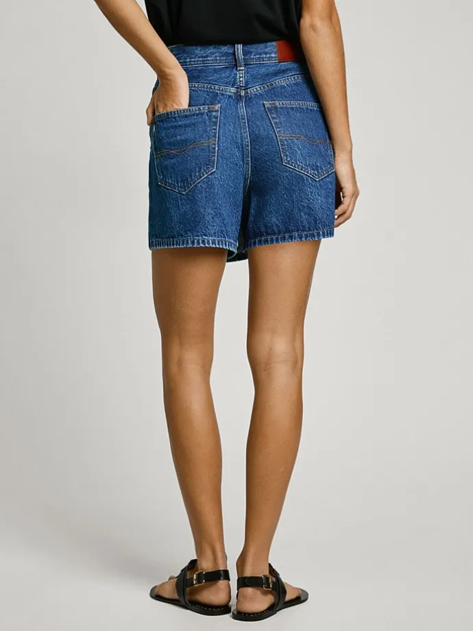 Jeans-Shorts in Blau