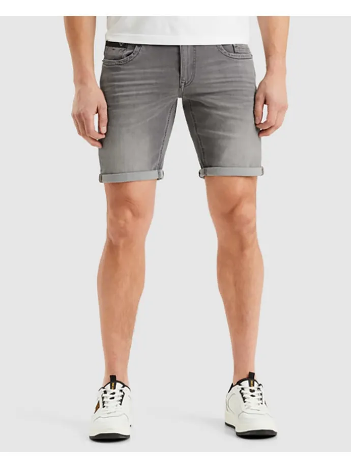 Jeans-Shorts in Grau