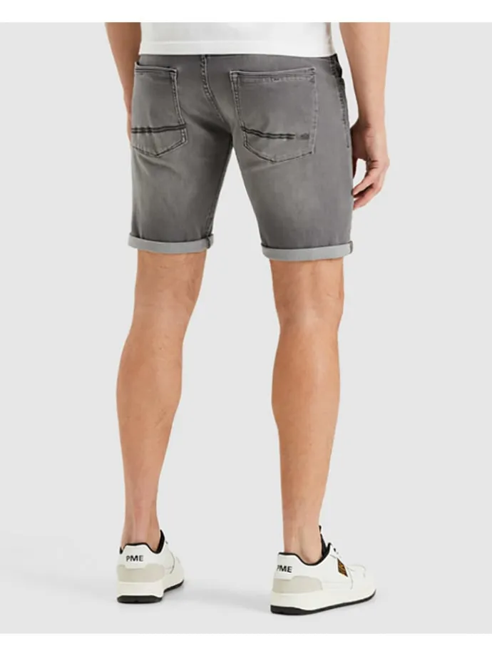 Jeans-Shorts in Grau
