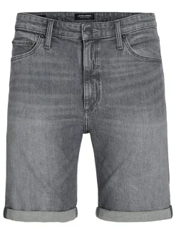Jeans-Shorts in Grau