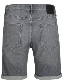 Jeans-Shorts in Grau