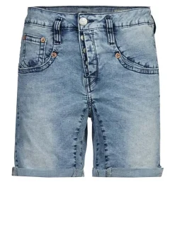 Jeans-Shorts in Hellblau