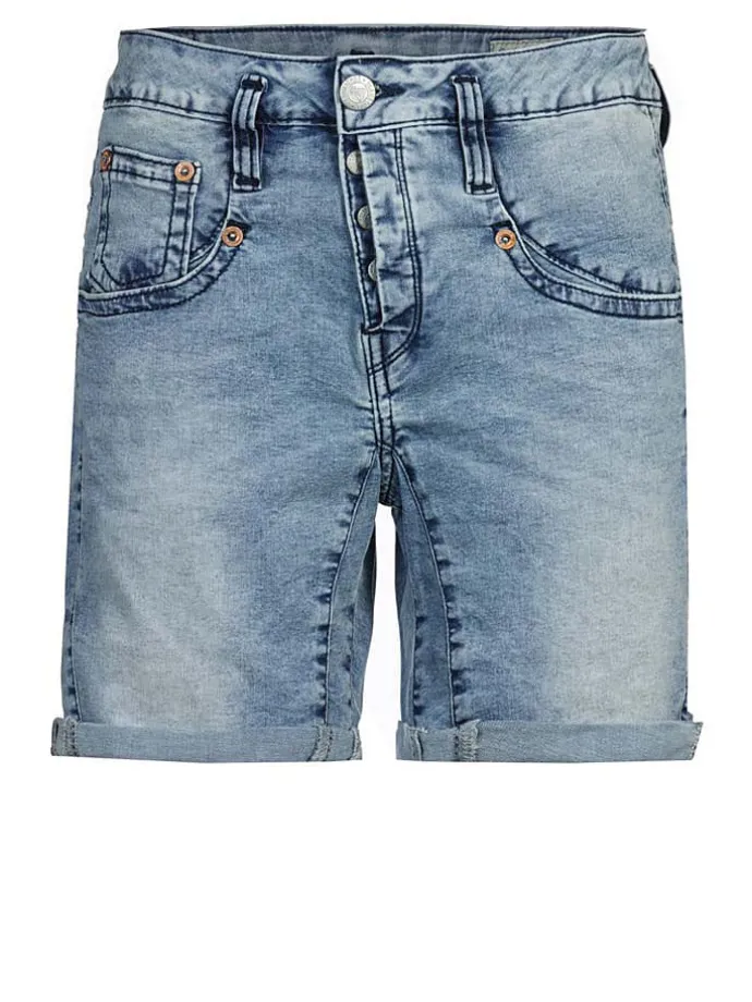 Jeans-Shorts in Hellblau