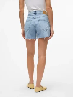 Jeans-Shorts in Hellblau