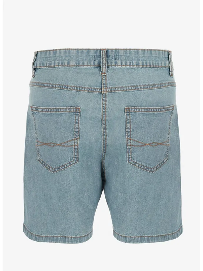 Jeans-Shorts in Hellblau