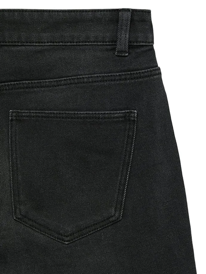 Jeans-Shorts in Schwarz
