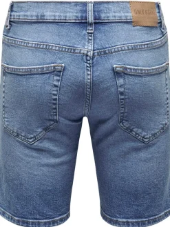 Jeansshorts "Weft" in Blau