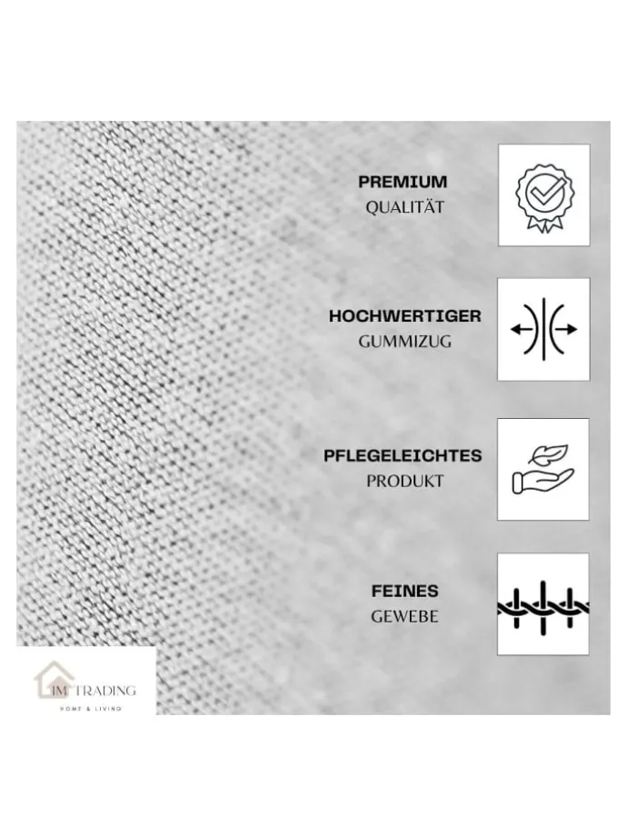 Jersey Spannbettlaken Spannbetttuch 100% Baumwolle Bettlaken Betttuch in Grau