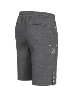 Jogginghose Design Trachten Lederhose Bermuda Shorts Kurz JOK4 in Dunkelgrau