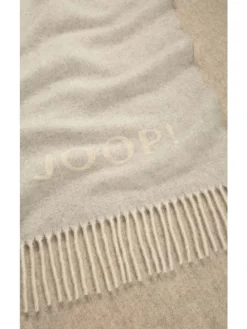 JOOP! FINE-DOUBLEFACE Plaid 130x180 cm, Creme-Natur