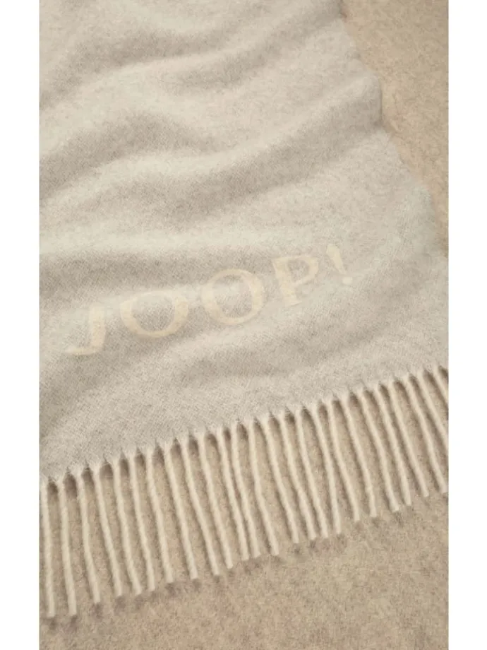 JOOP! FINE-DOUBLEFACE Plaid 130x180 cm, Creme-Natur