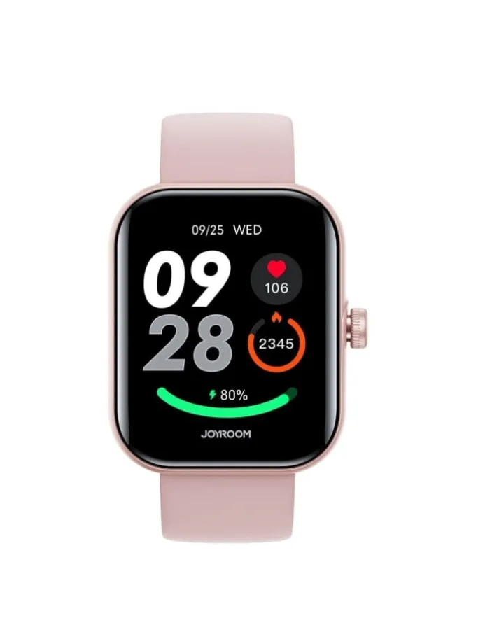 Joyroom Fit-Life Smartwatch mit Anrufannahmefunktion 300mAh, 1,96 Zoll Pink
