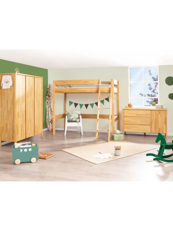 Jugendzimmer-Set Enno extrabreit groß mit Hochbett, 3-tlg.