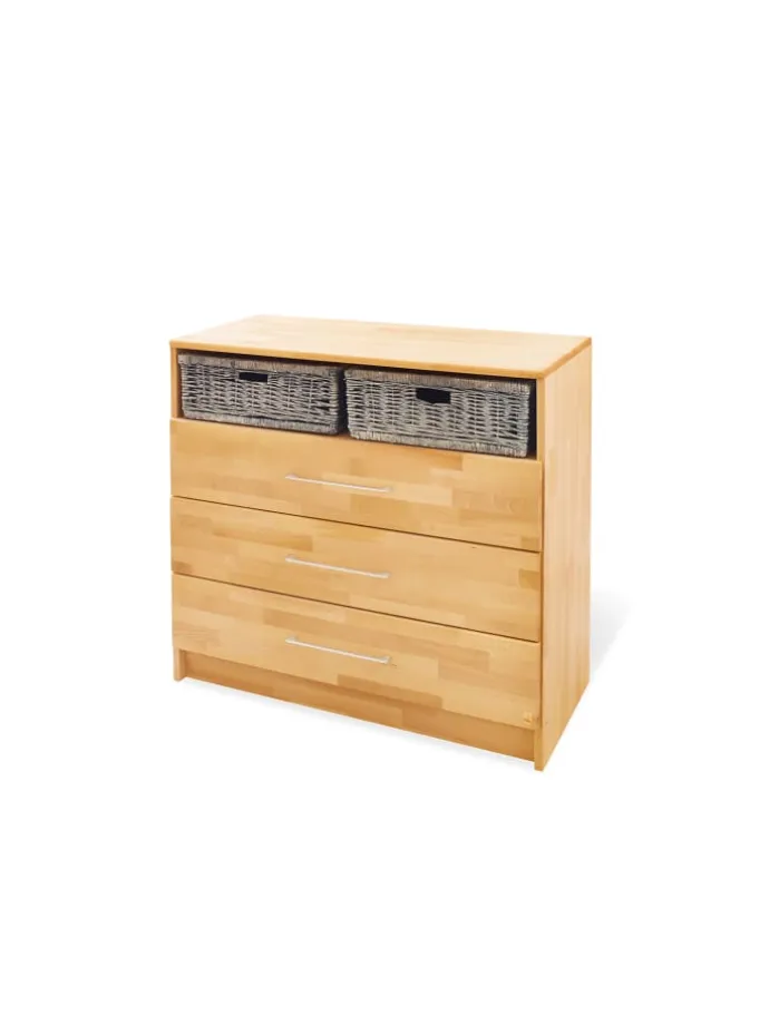 Jugendzimmer-Set Natura breit mit Hochbett, 3-tlg.